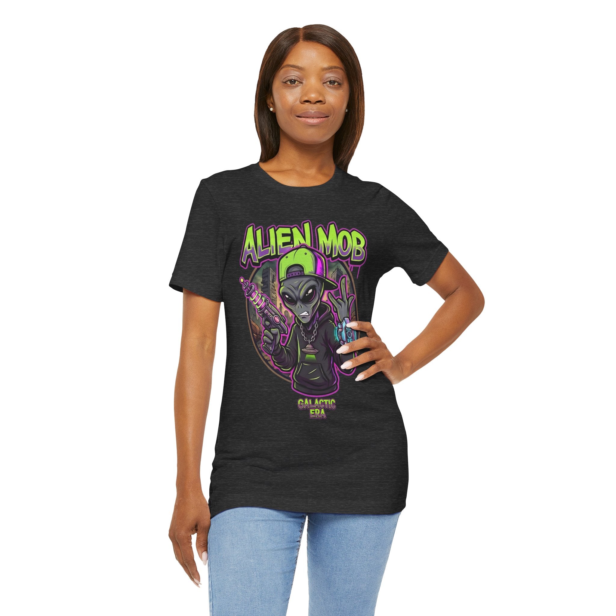 Alien Mob Galactic Era Graphic Alien Hip Hop T-Shirt