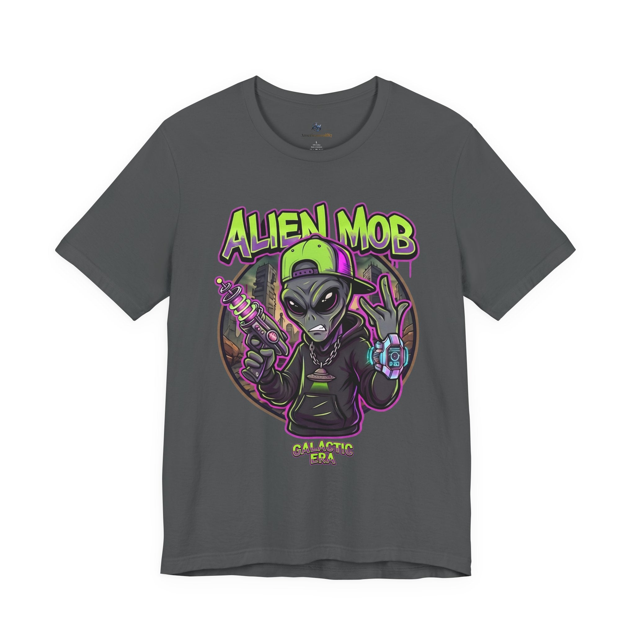 Alien Mob Galactic Era Graphic Alien Hip Hop T-Shirt