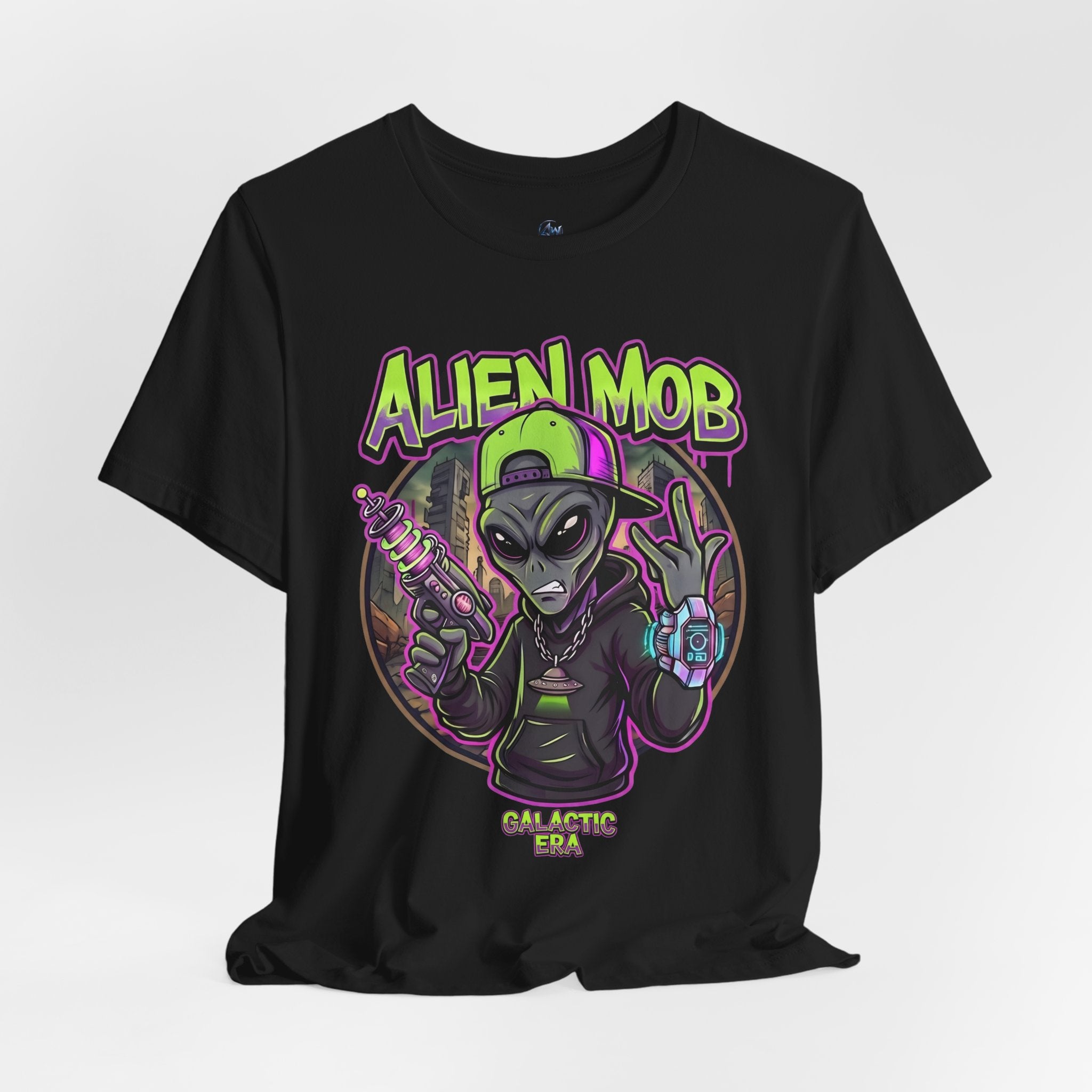 Alien Mob Galactic Era Graphic Alien Hip Hop T-Shirt