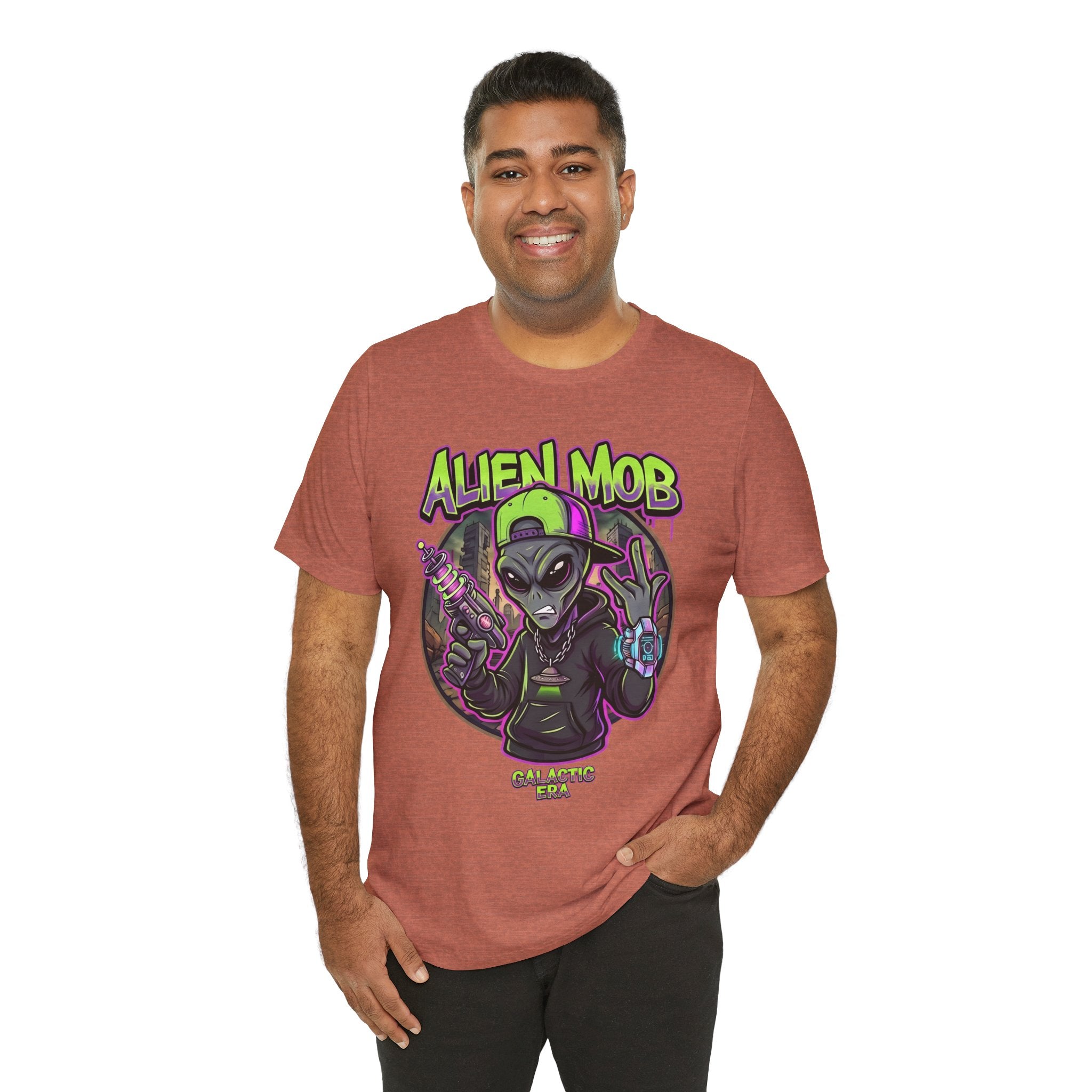Alien Mob Galactic Era Graphic Alien Hip Hop T-Shirt