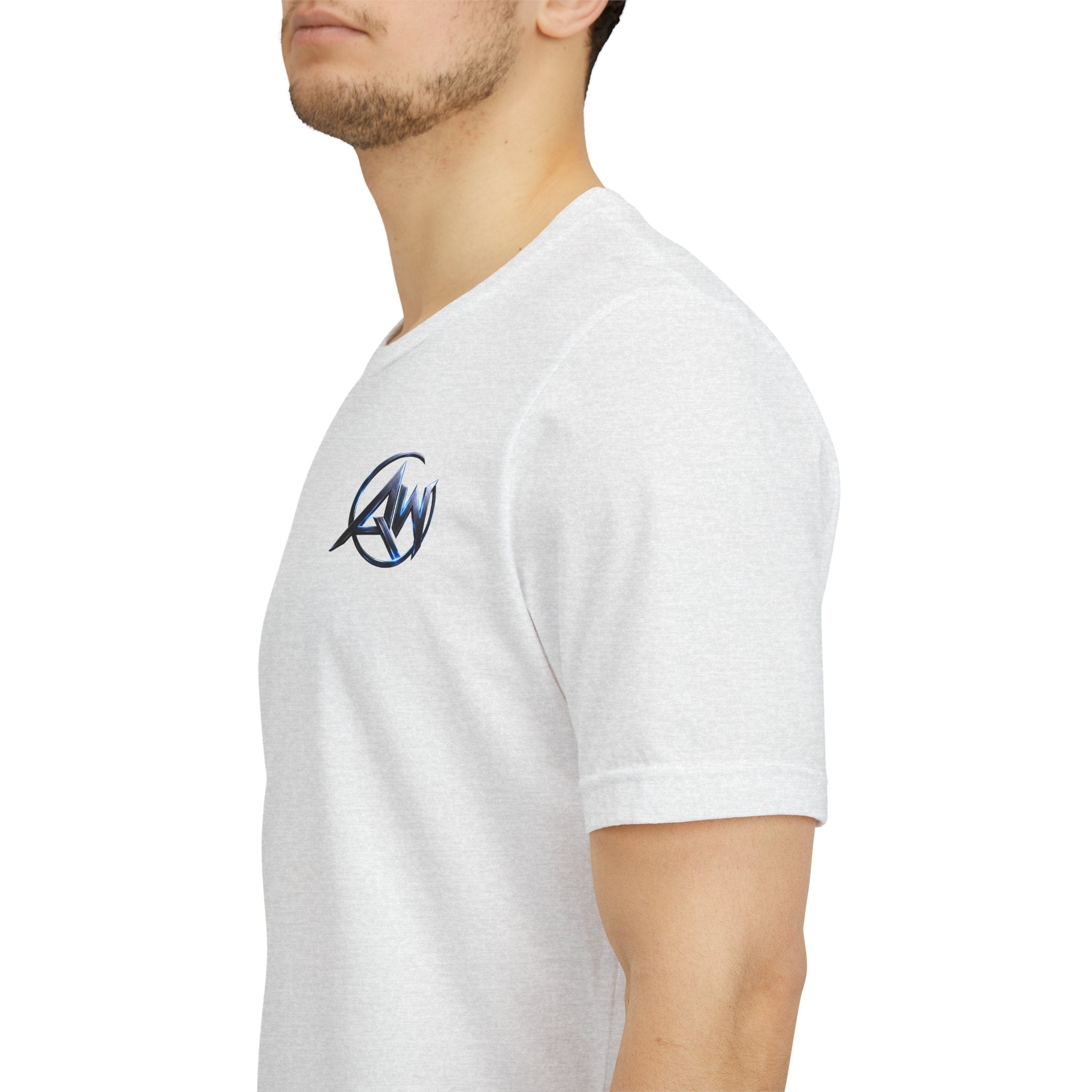 Authentic Cyber Crest Emblem AW Logo Americanwolf Brand Signature Series Soft T-Shirt