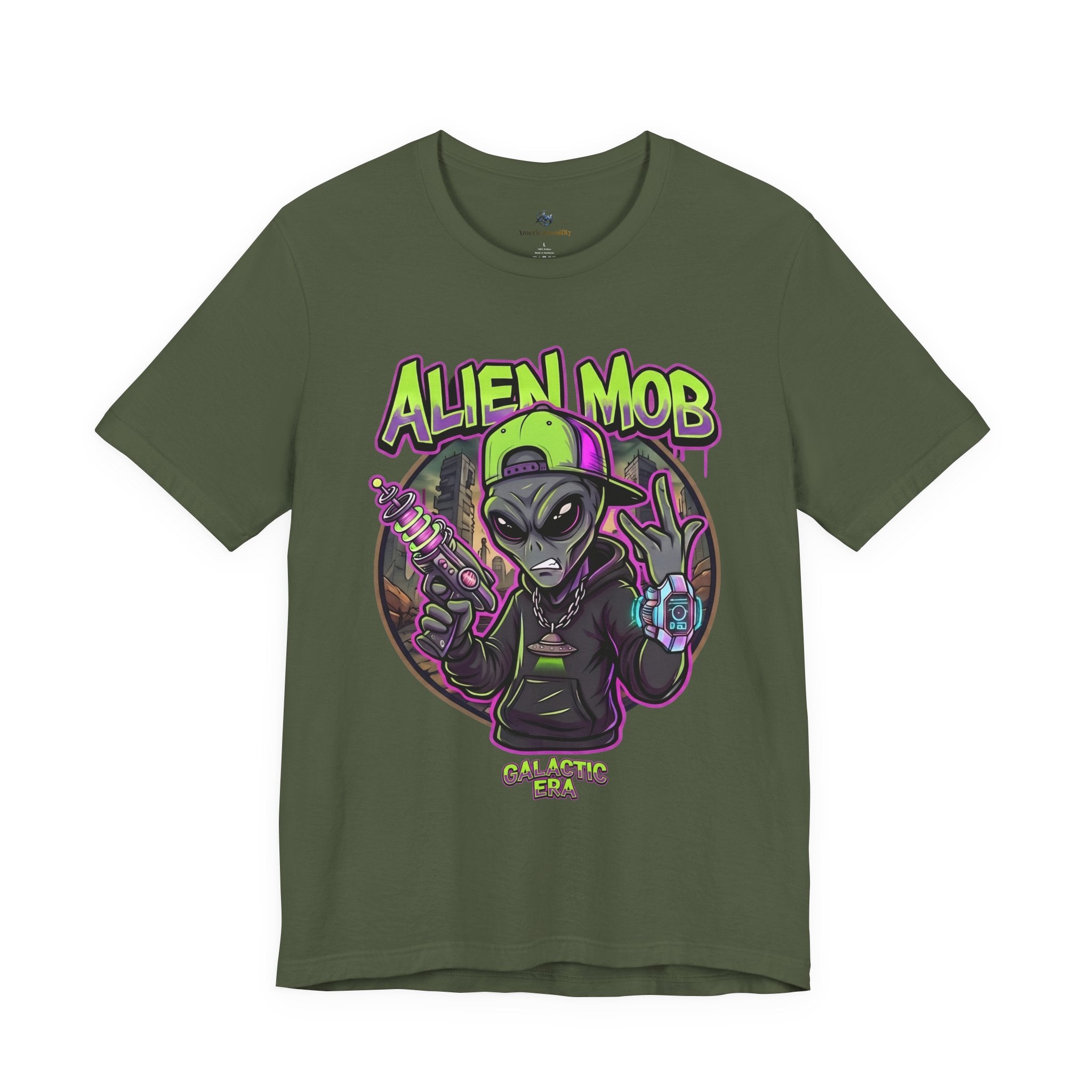 Alien Mob Galactic Era Graphic Alien Hip Hop T-Shirt
