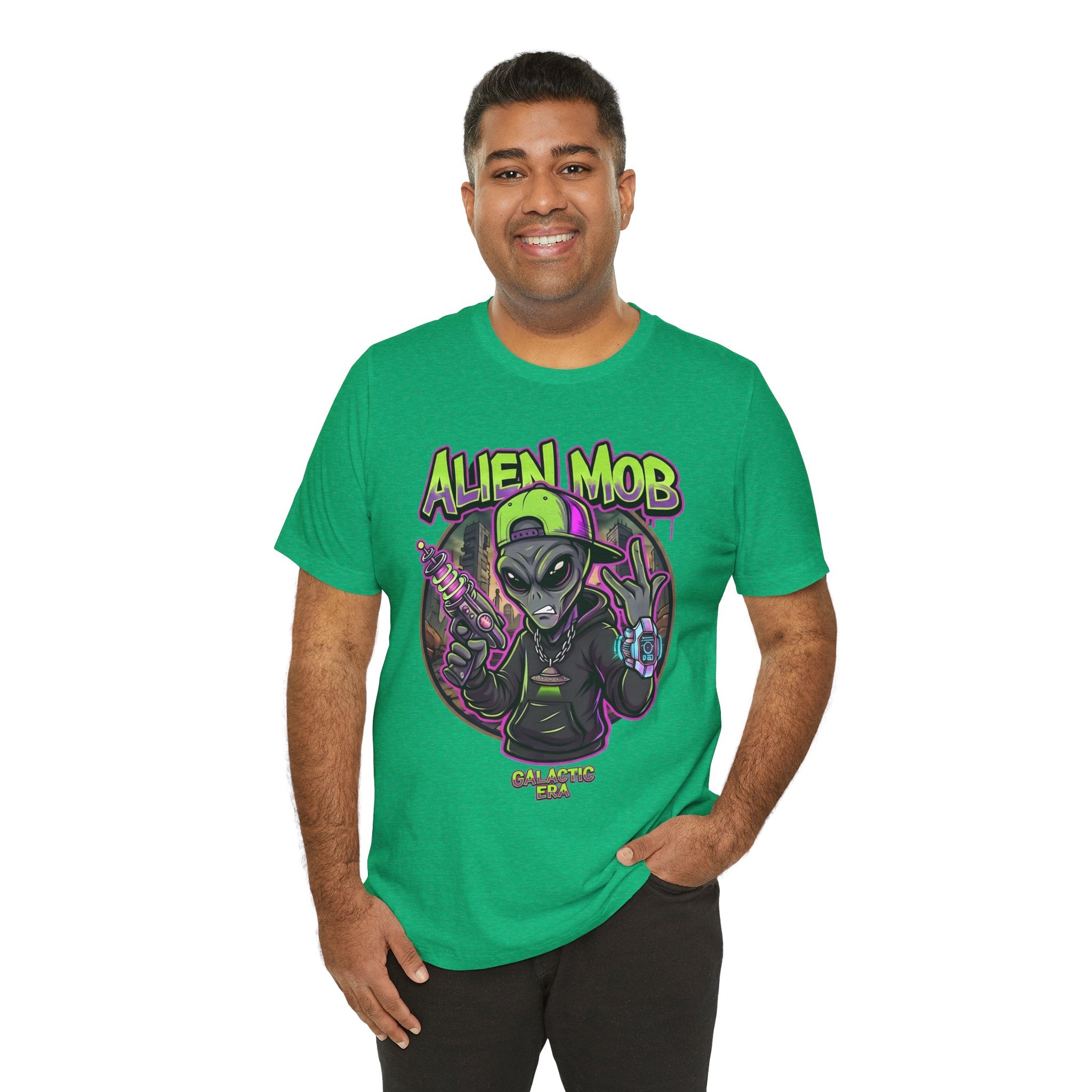 Alien Mob Galactic Era Graphic Alien Hip Hop T-Shirt