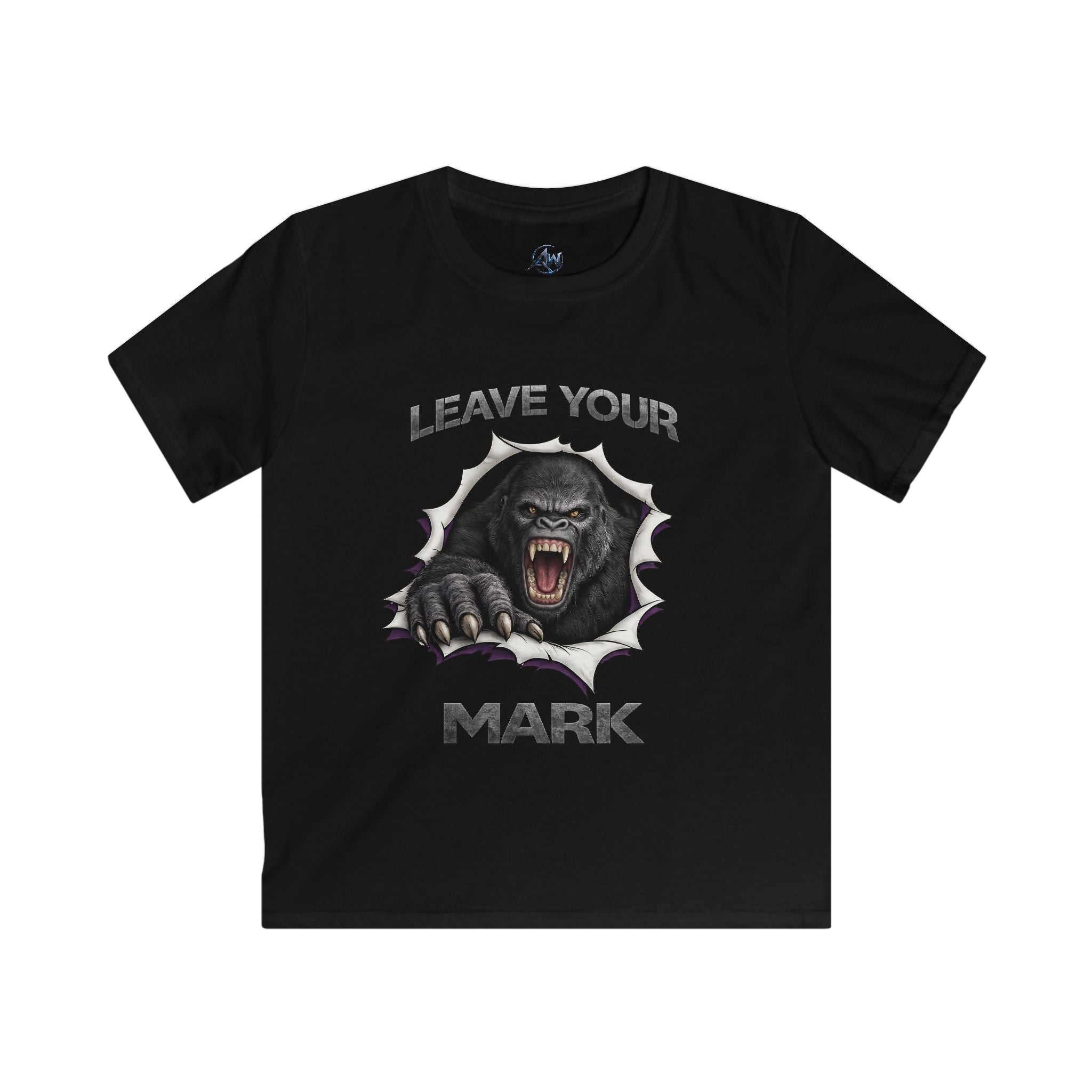 Kids Tee 'Leave Your Mark' Gorilla Graphic Shirt