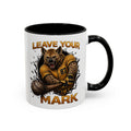 Wild Hyena Baseball  "Leave Your Mark" Fierce Animal Sports Accent Coffee Mug