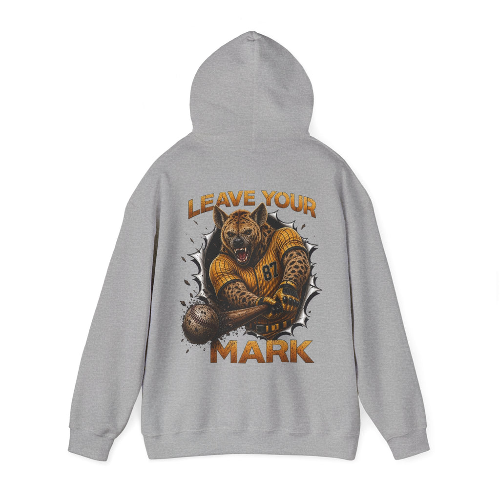 Hyena Graphic Baseball Hoodie "Leave Your Mark" 87 Series Limited Edition