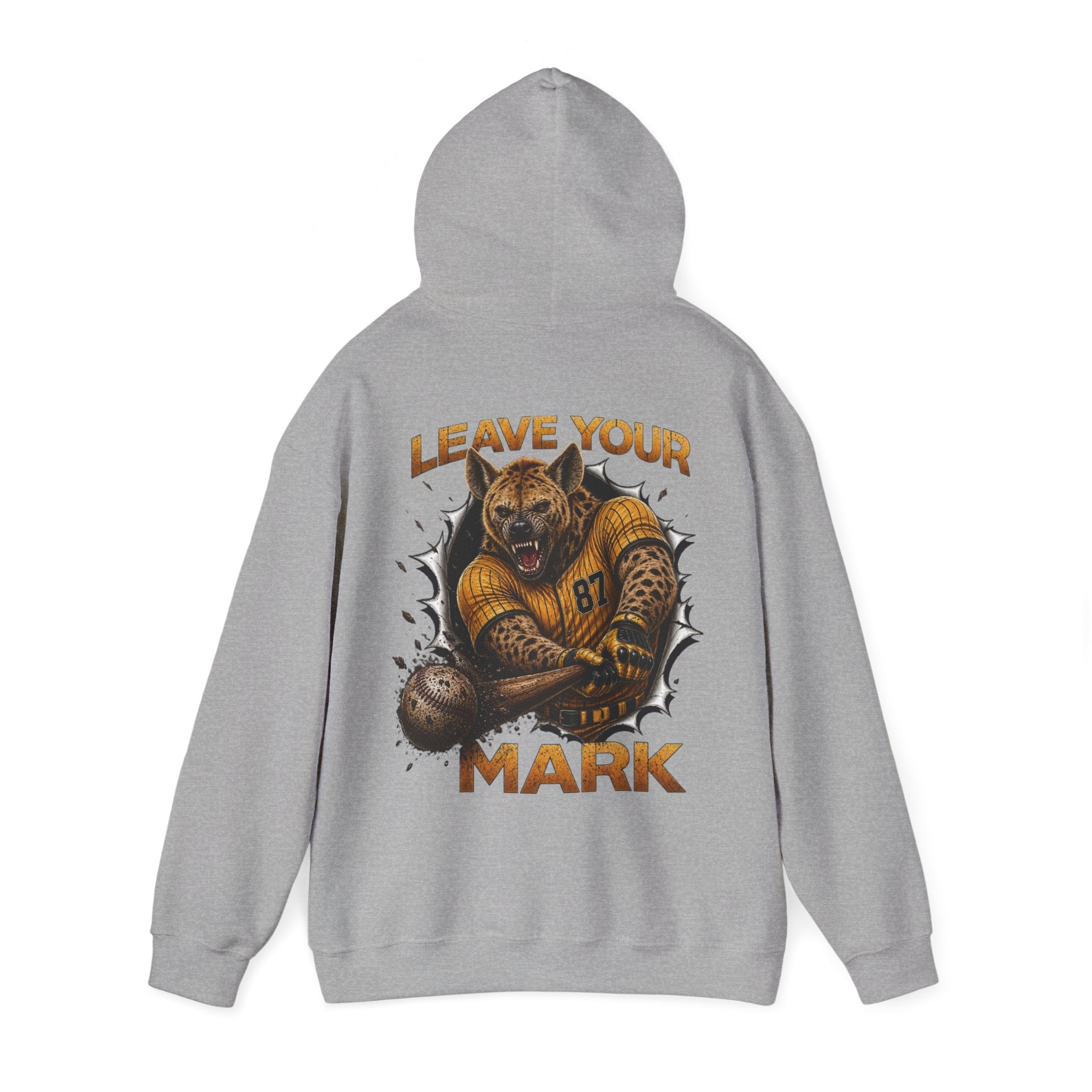 Hyena Graphic Baseball Hoodie "Leave Your Mark" 87 Series Limited Edition