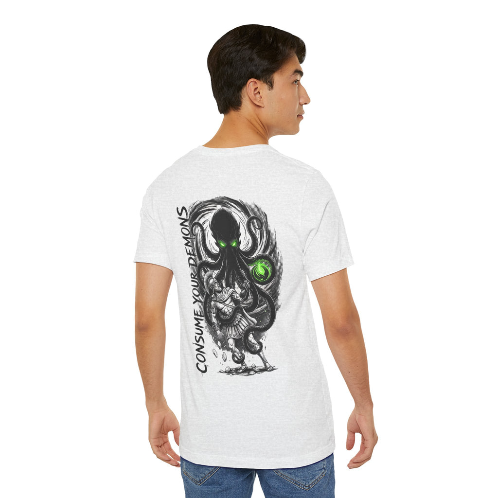 Kraken Octopus "Consume Your Demons" Graphic T-Shirt