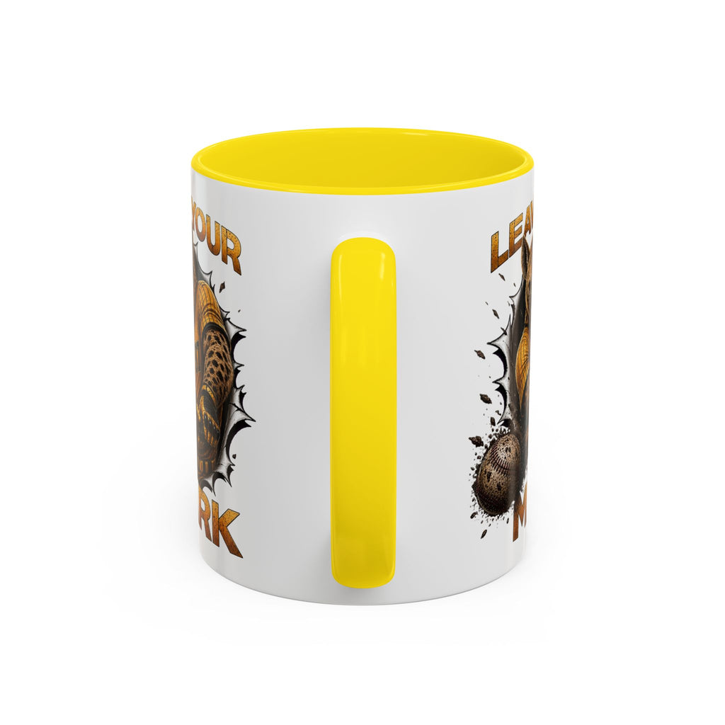 Wild Hyena Baseball  "Leave Your Mark" Fierce Animal Sports Accent Coffee Mug