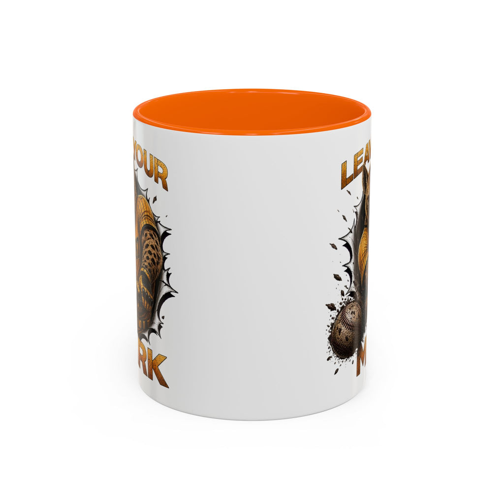 Wild Hyena Baseball  "Leave Your Mark" Fierce Animal Sports Accent Coffee Mug