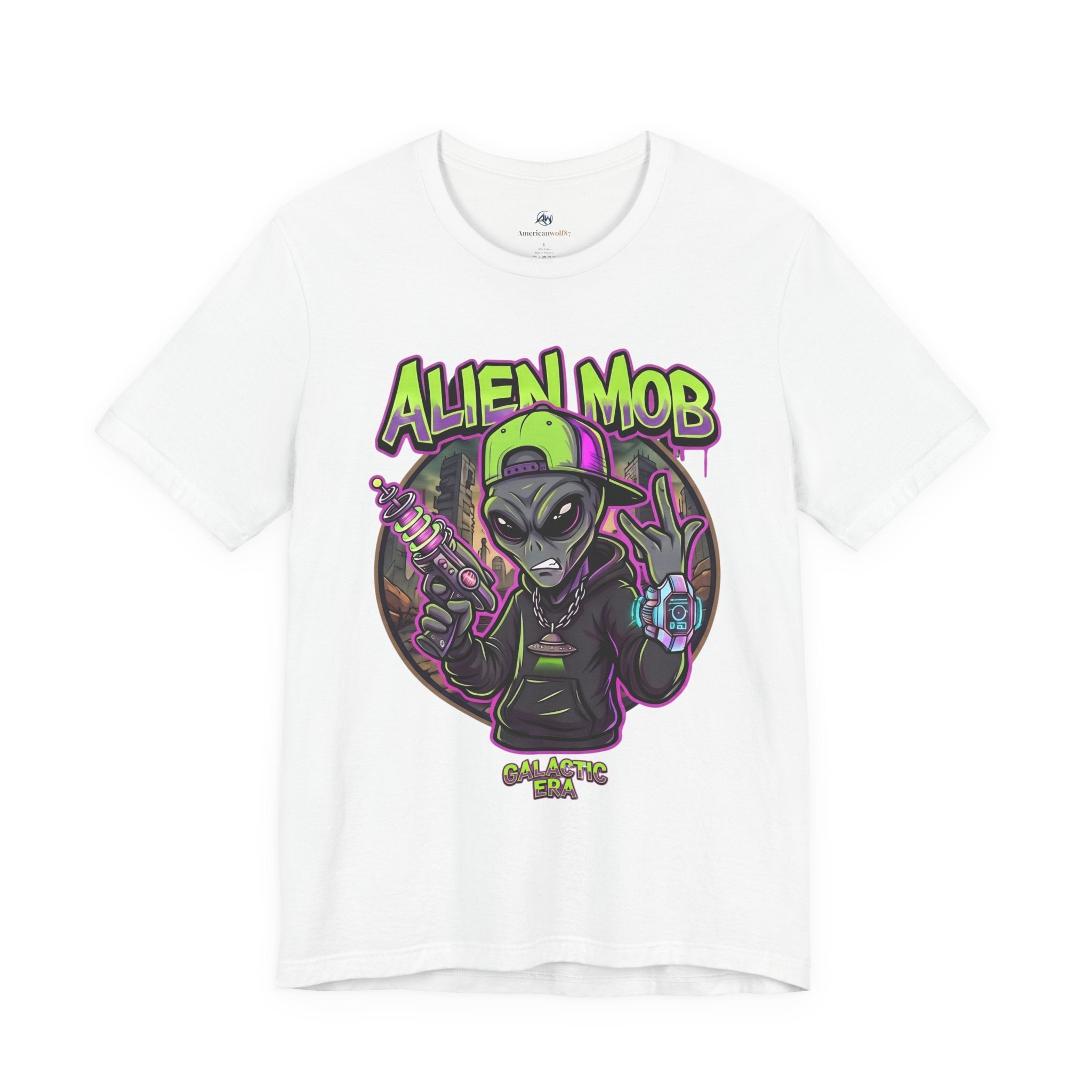 Alien Mob Galactic Era Graphic Alien Hip Hop T-Shirt