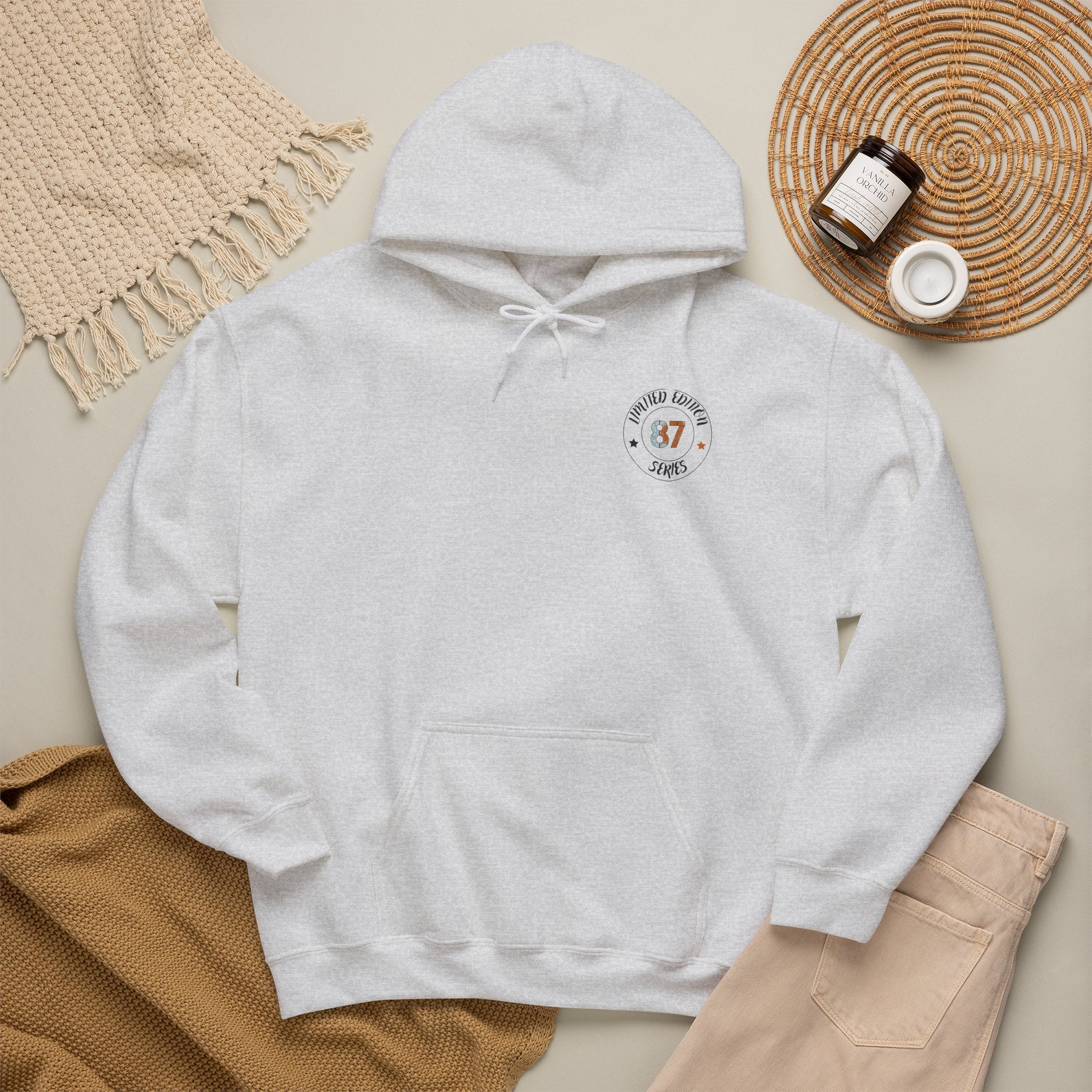 Hyena Graphic Baseball Hoodie "Leave Your Mark" 87 Series Limited Edition