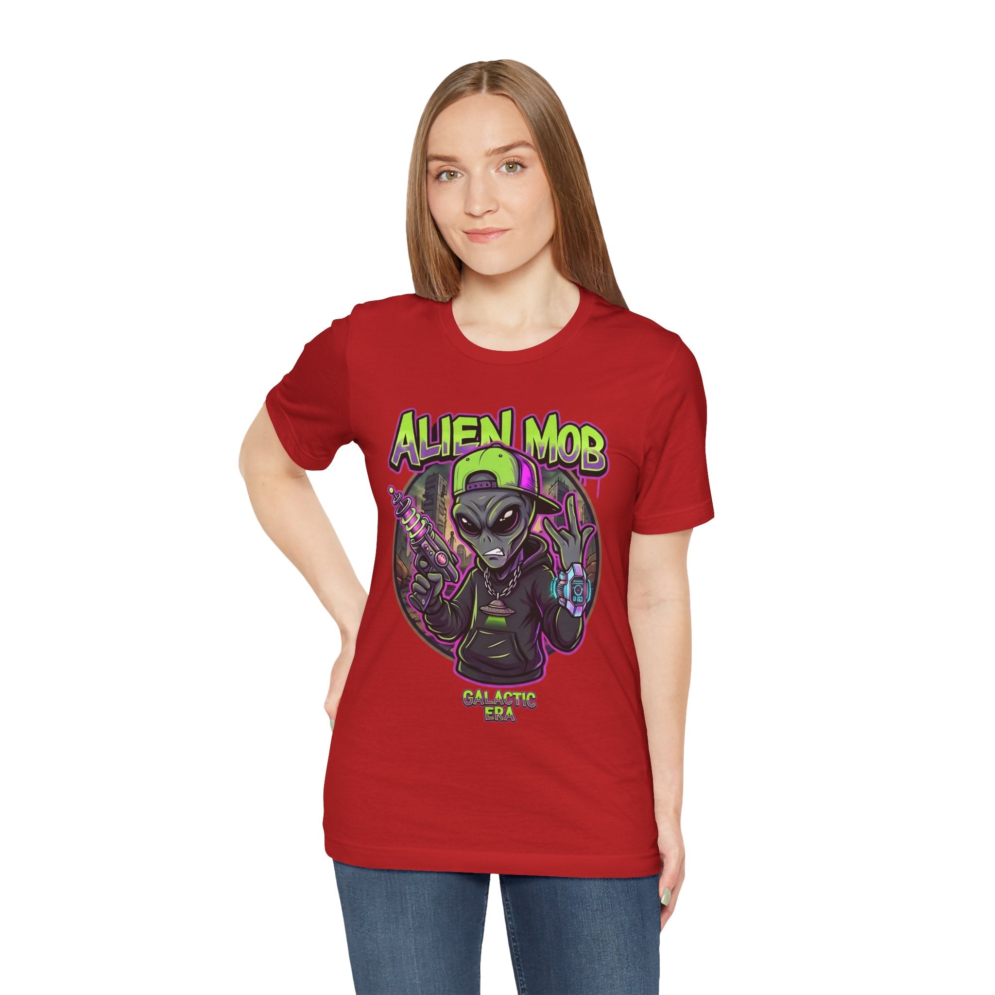 Alien Mob Galactic Era Graphic Alien Hip Hop T-Shirt