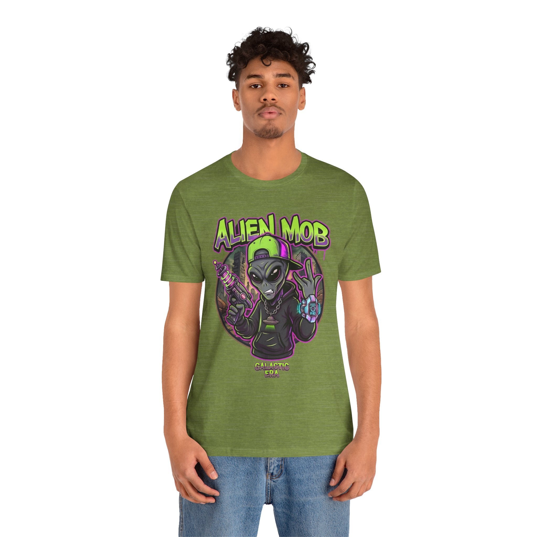 Alien Mob Galactic Era Graphic Alien Hip Hop T-Shirt
