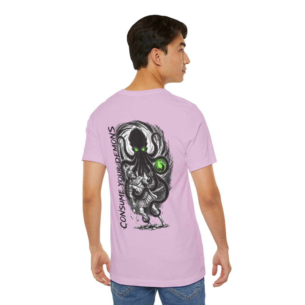 Kraken Octopus "Consume Your Demons" Graphic T-Shirt