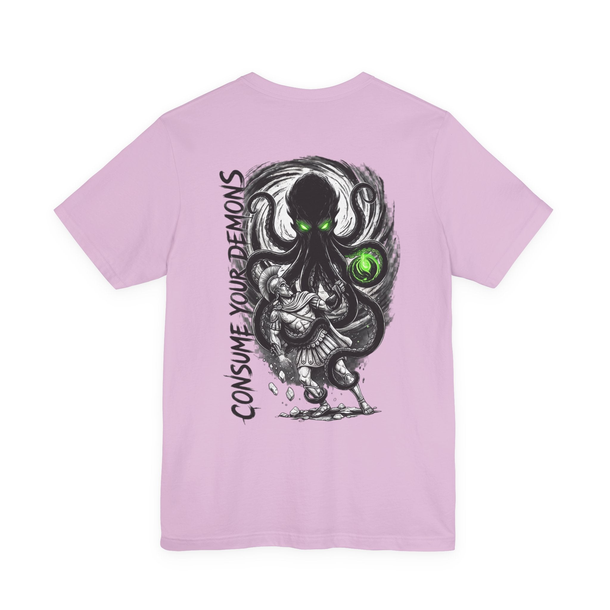 Kraken Octopus "Consume Your Demons" Graphic T-Shirt