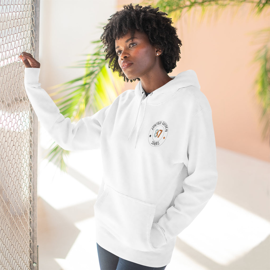 Black Graphic Wolf Hoodie "Leave Your Mark" 87 Series Limited Edition