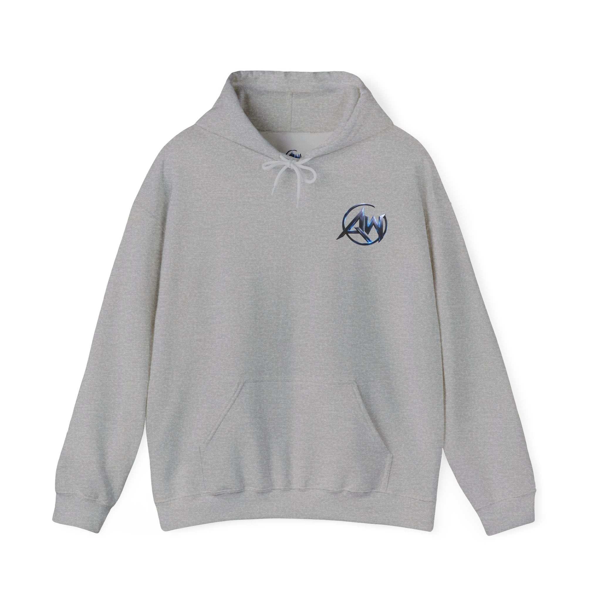 Hyena Baseball Graphic Sports Hoodie  "Leave Your Mark" Cyber Crest AW Signature Emblem Logo Pullover Drawstring Sweater