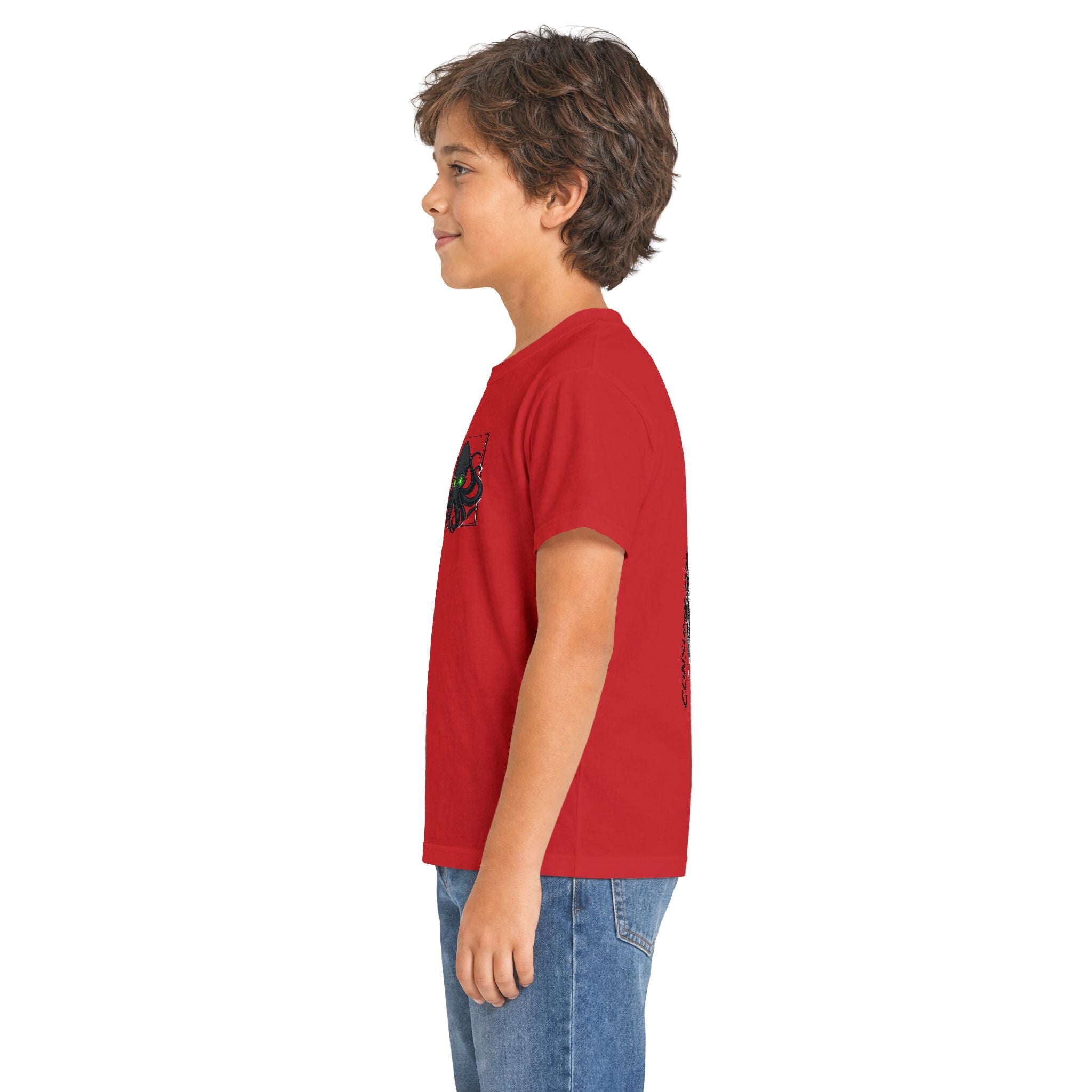 Kids T-Shirt  'Consume Your Demons' The Kraken Octopus Graphic Tee