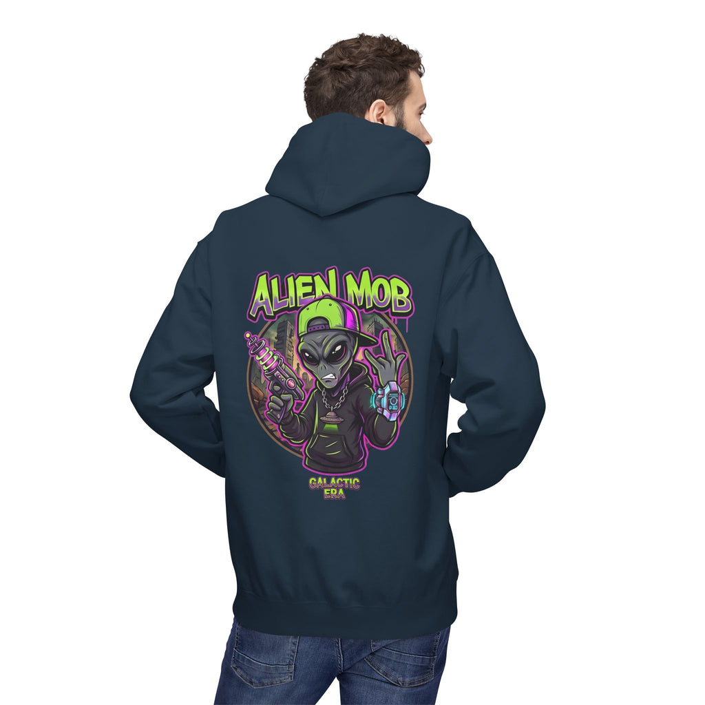 Alien Mob Galactic Era Graphic Alien Hip Hop Pullover Hoodie