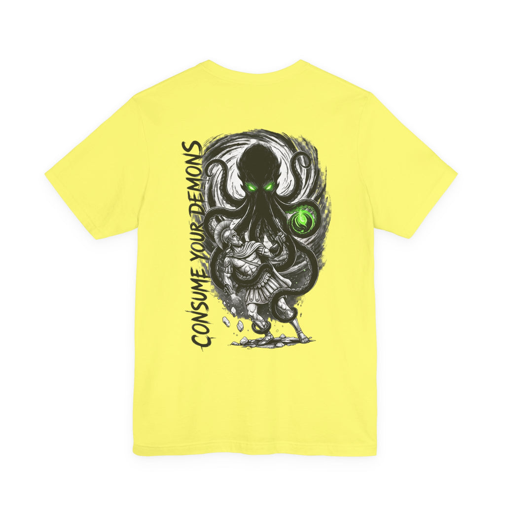 Kraken Octopus "Consume Your Demons" Graphic T-Shirt