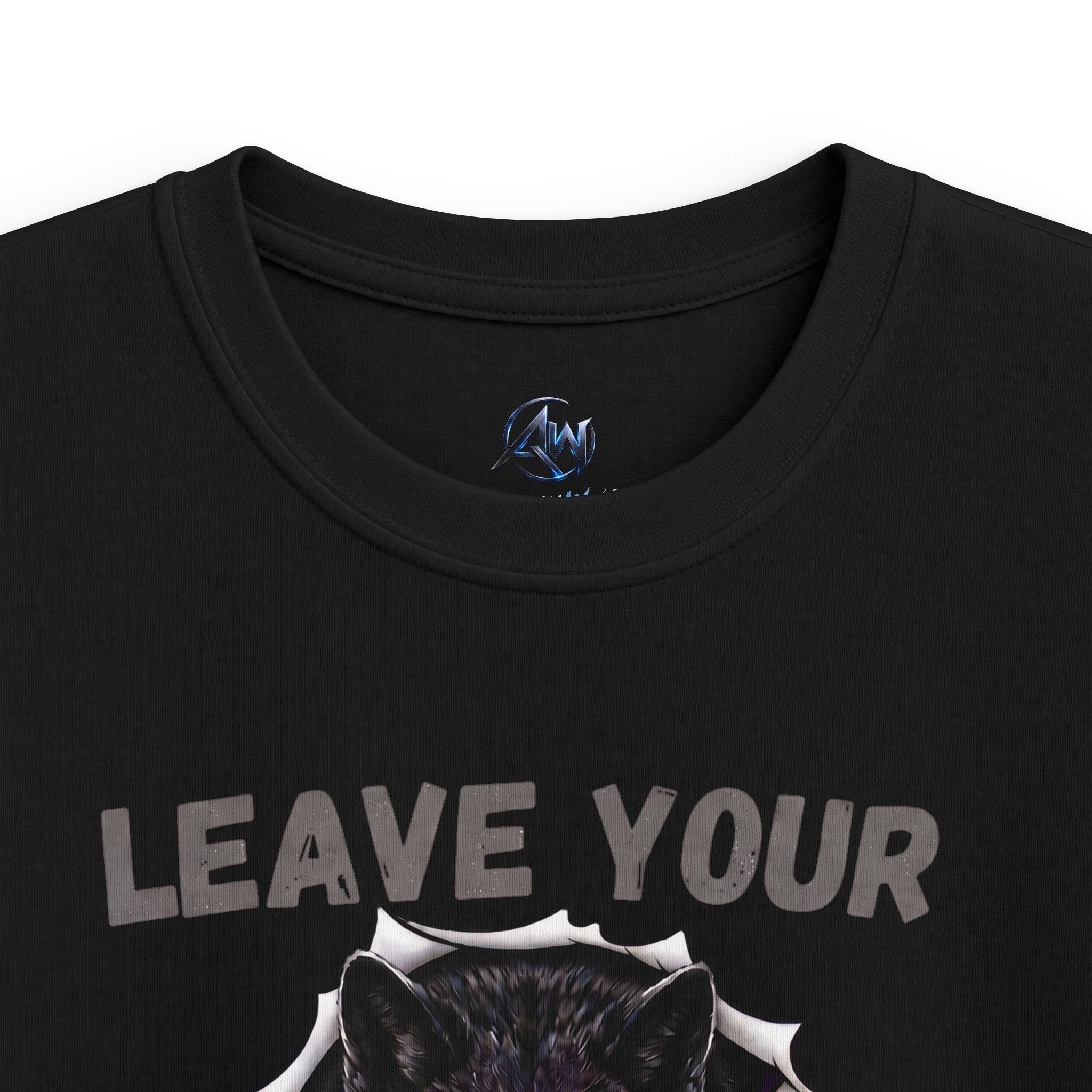 Kids "Leave Your Mark"  Fierce Wolf Graphic Tee