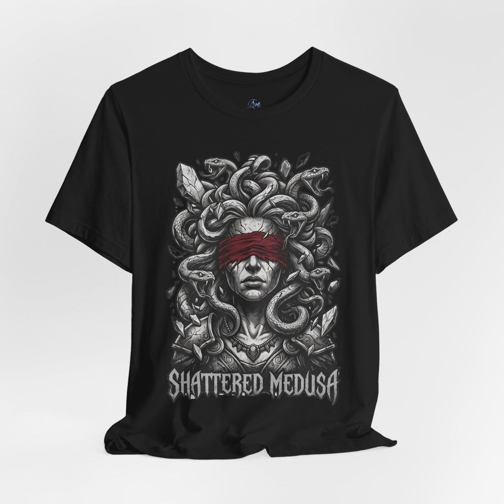 Shattered Medusa Dark Fantasy Graphic Tee