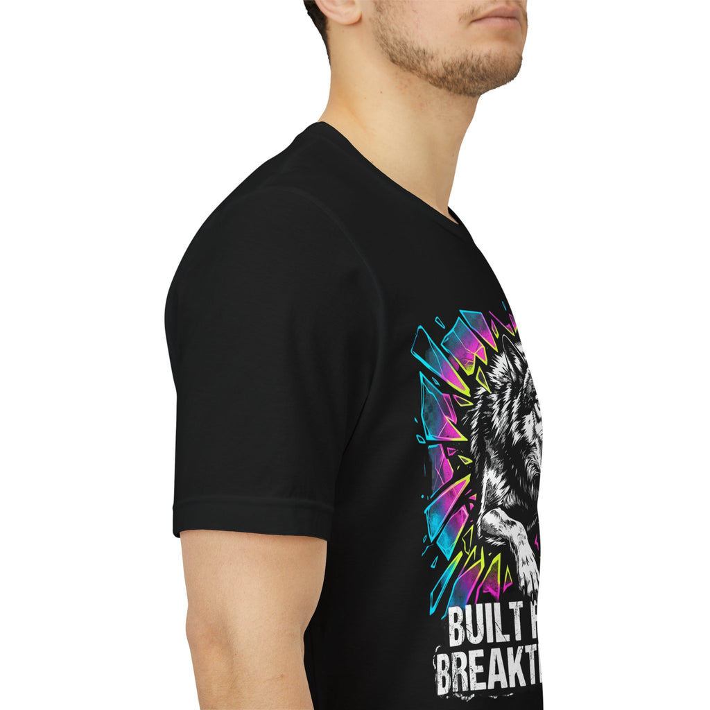 Bold & Gritty Built for the Breakthrough Wolf T-Shirt