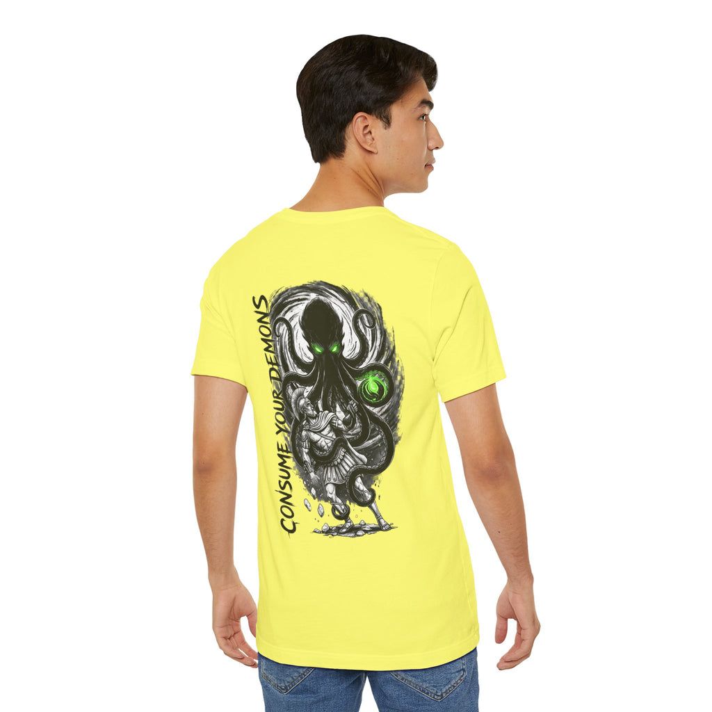 Kraken Octopus "Consume Your Demons" Graphic T-Shirt