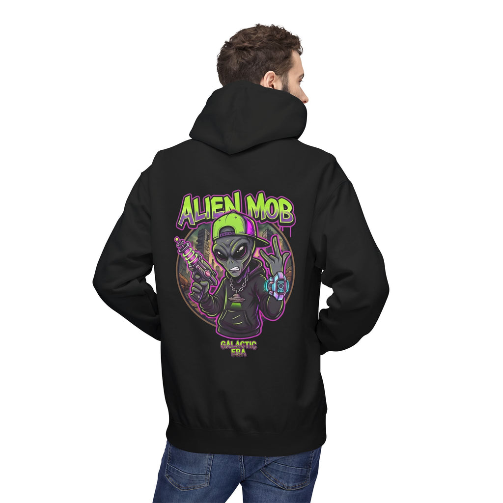 Alien Mob Galactic Era Graphic Alien Hip Hop Pullover Hoodie