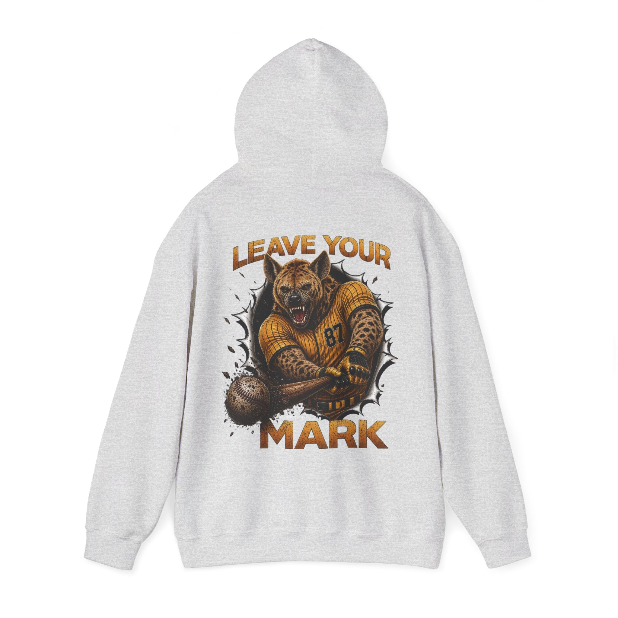 Hyena Graphic Baseball Hoodie "Leave Your Mark" 87 Series Limited Edition
