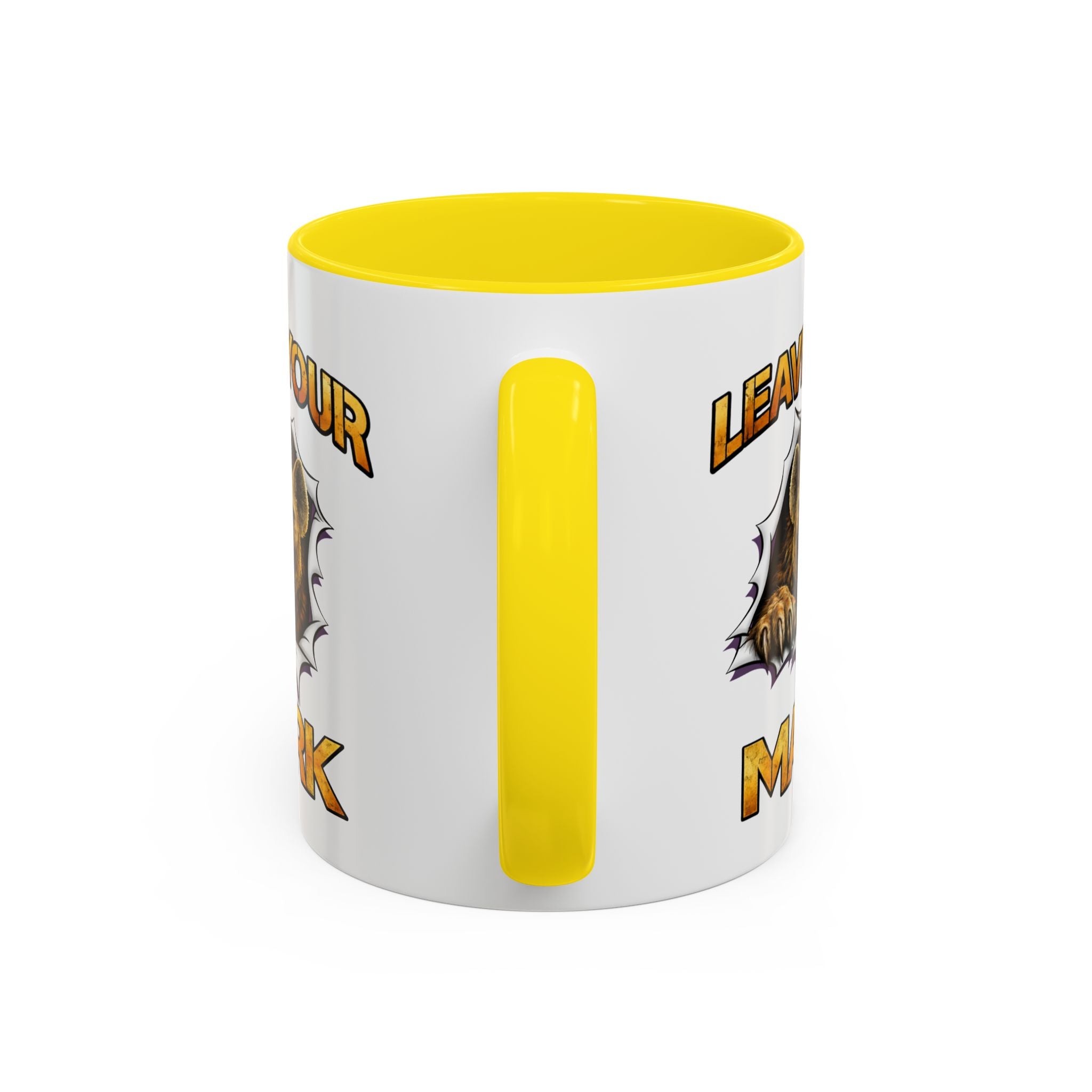 Wild Hyena "Leave Your Mark Fierce Animal Accent Coffee Mug