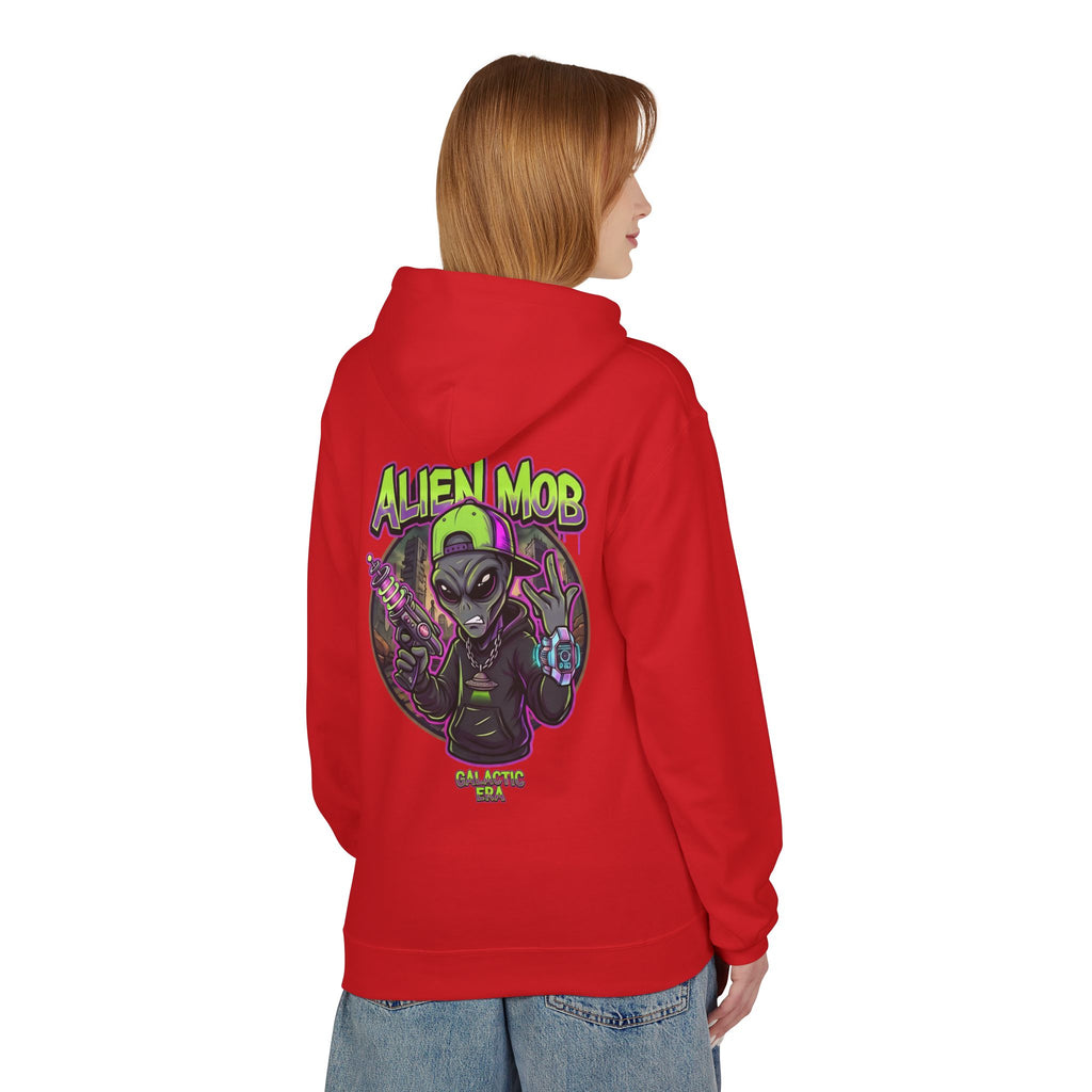 Alien Mob Galactic Era Graphic Alien Hip Hop Pullover Hoodie