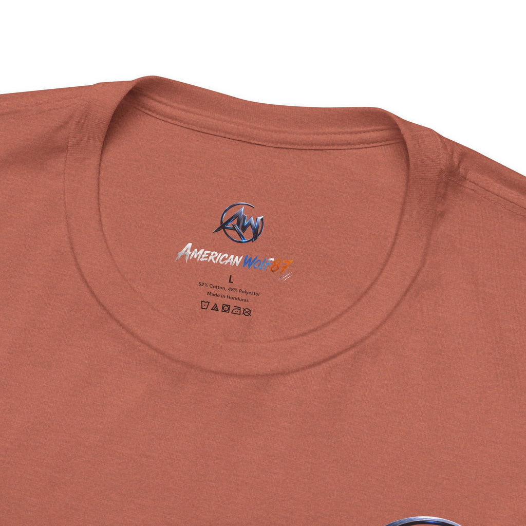 Authentic Cyber Crest Emblem AW Logo Americanwolf Brand Signature Series Soft T-Shirt