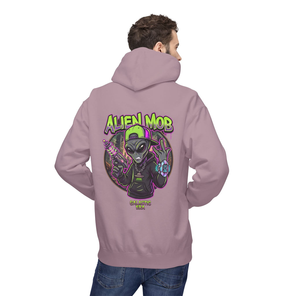 Alien Mob Galactic Era Graphic Alien Hip Hop Pullover Hoodie