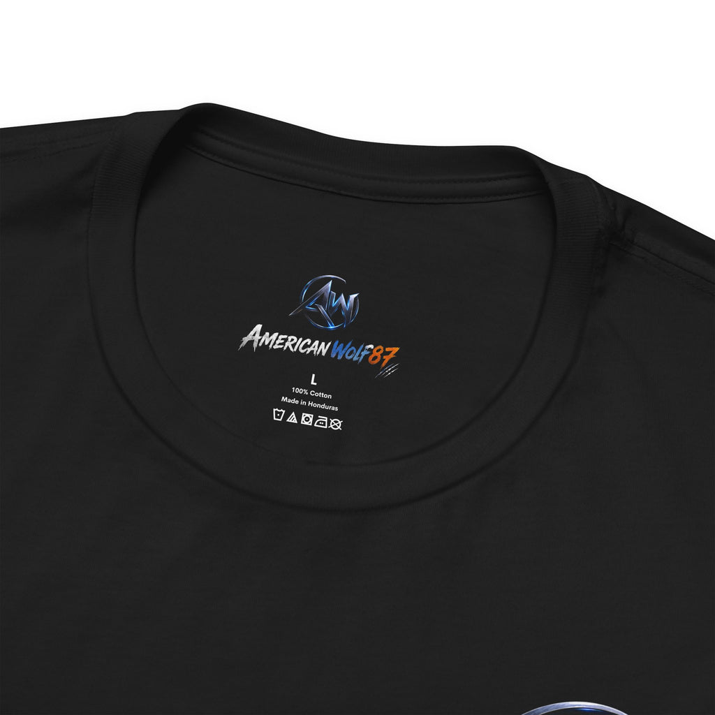 Authentic Cyber Crest Emblem AW Logo Americanwolf Brand Signature Series Soft T-Shirt