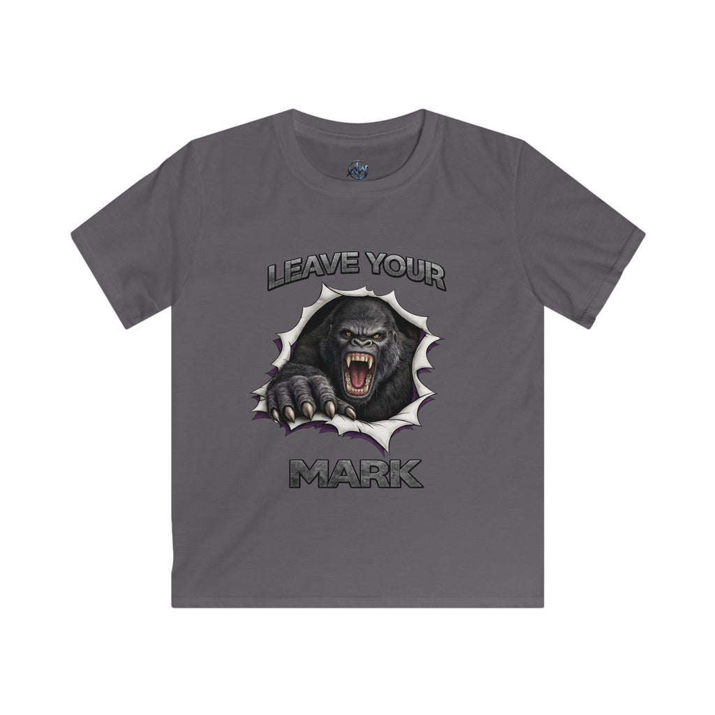 Kids Tee 'Leave Your Mark' Gorilla Graphic Shirt