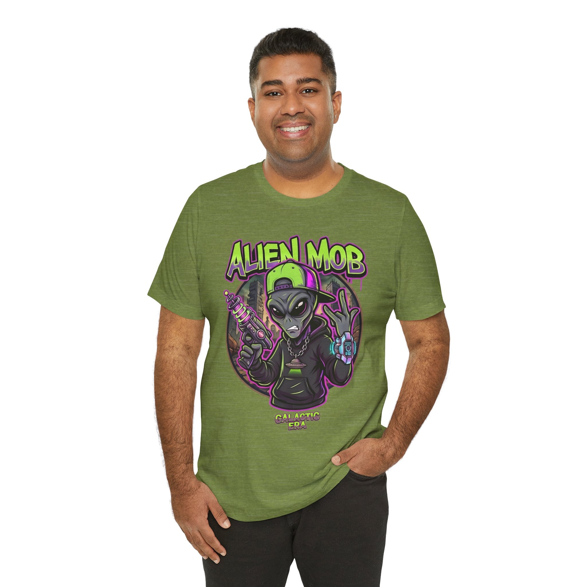Alien Mob Galactic Era Graphic Alien Hip Hop T-Shirt
