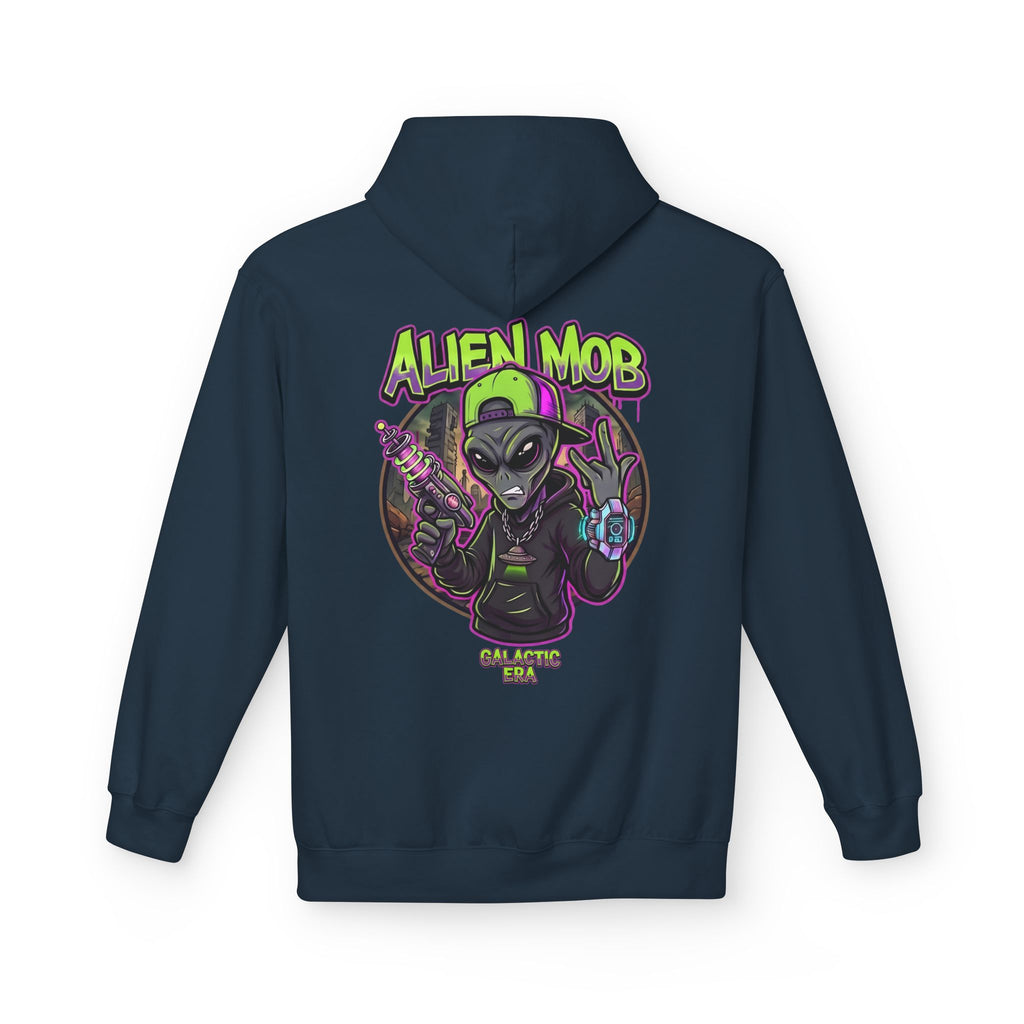 Alien Mob Galactic Era Graphic Alien Hip Hop Pullover Hoodie