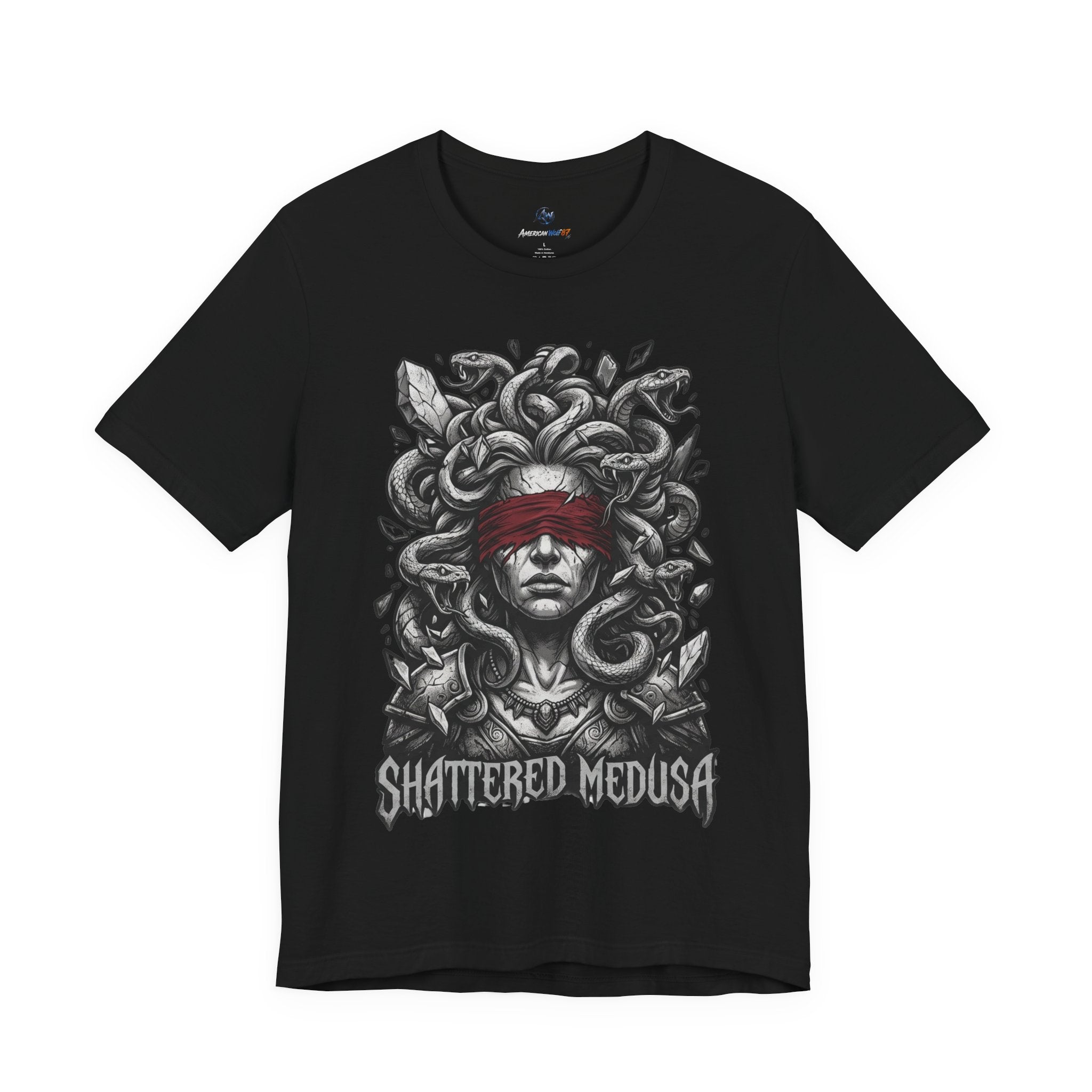 Shattered Medusa Dark Fantasy Graphic Tee
