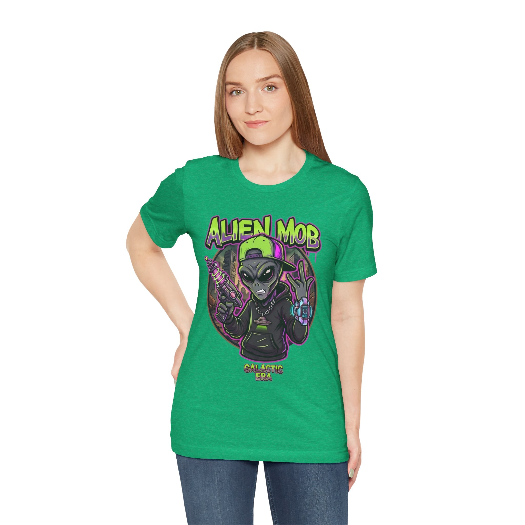 Alien Mob Galactic Era Graphic Alien Hip Hop T-Shirt