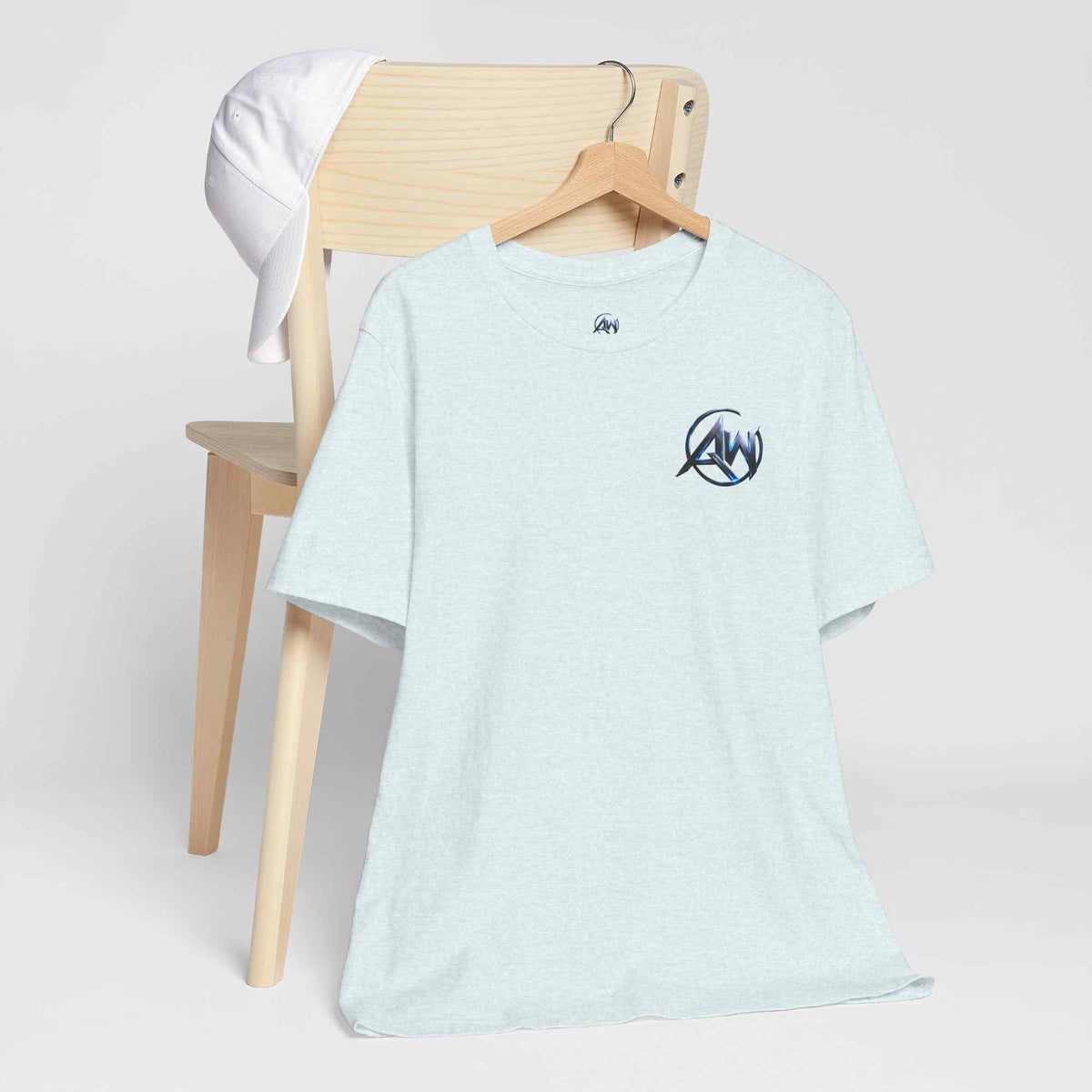 Authentic Cyber Crest Emblem AW Logo Americanwolf Brand Signature Series Soft T-Shirt - Americanwolf87