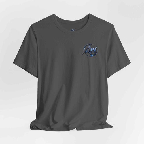 Authentic Cyber Crest Emblem AW Logo Americanwolf Brand Signature Series Soft T-Shirt - Americanwolf87