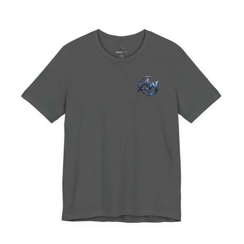 Authentic Cyber Crest Emblem AW Logo Americanwolf Brand Signature Series Soft T-Shirt - Americanwolf87