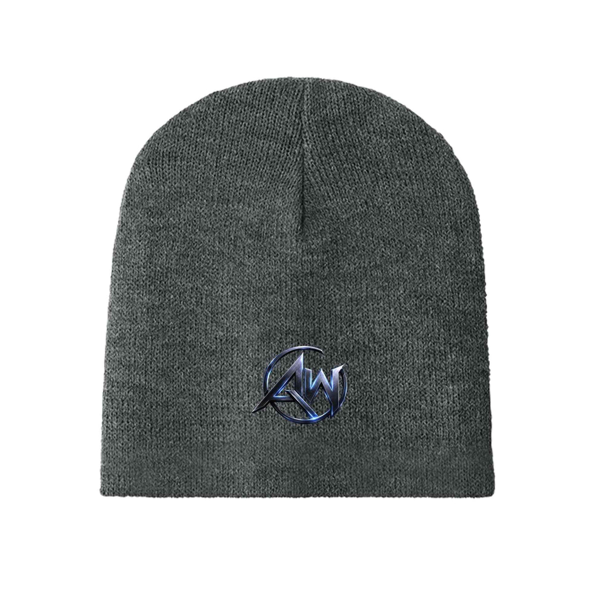 Beanie Hat – AW Signature Crest Emblem Skull Cap | Premium Streetwear Knit Hat - Americanwolf87