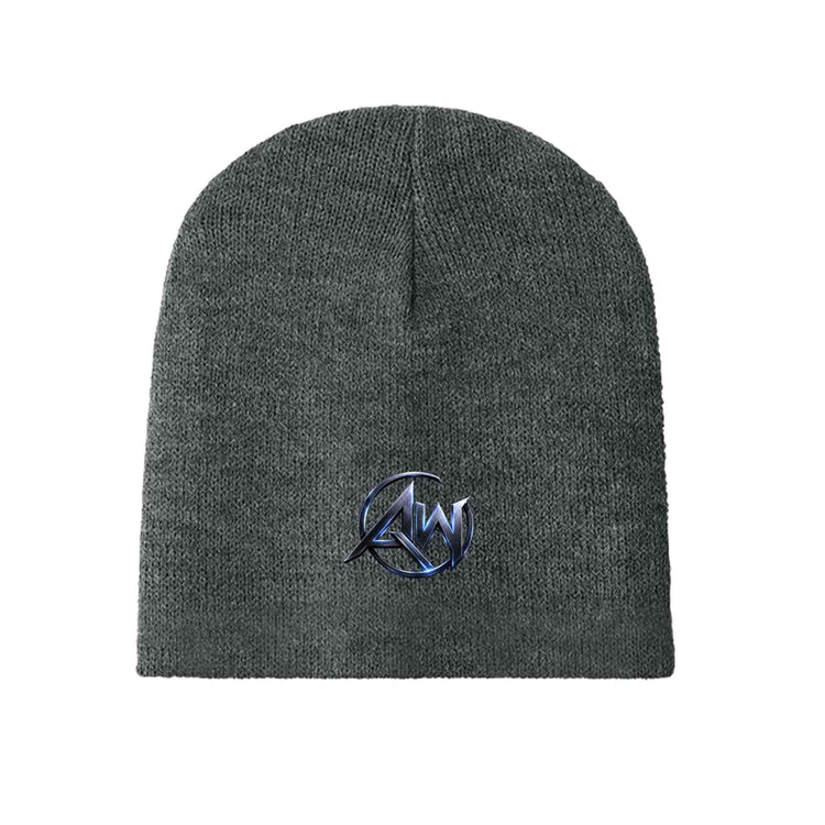 Beanie Hat – AW Signature Crest Emblem Skull Cap | Premium Streetwear Knit Hat - Americanwolf87