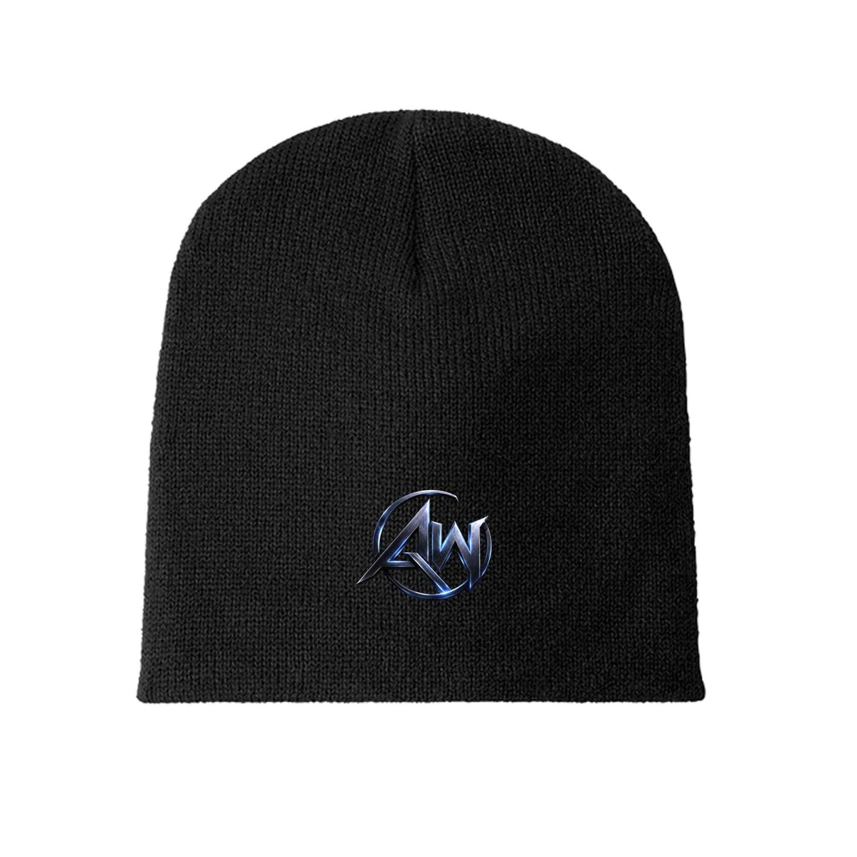 Beanie Hat – AW Signature Crest Emblem Skull Cap | Premium Streetwear Knit Hat - Americanwolf87