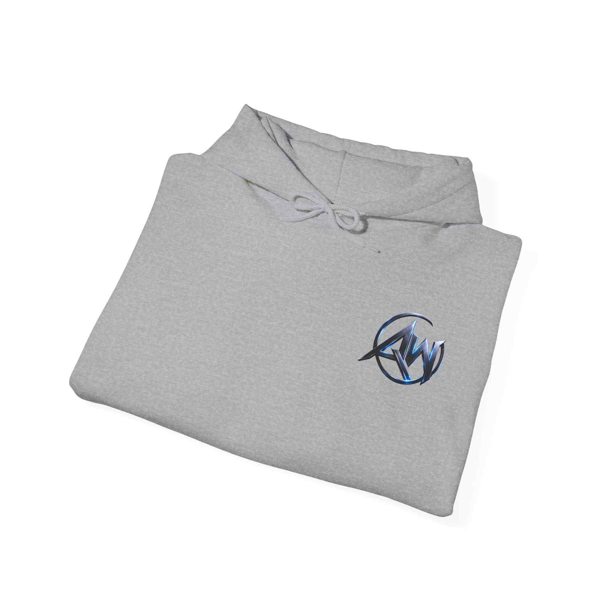 Black Wolf Hoodie "Leave Your Mark" Cyber Crest AW Signature Emblem Pullover drawstring Sweater - Americanwolf87