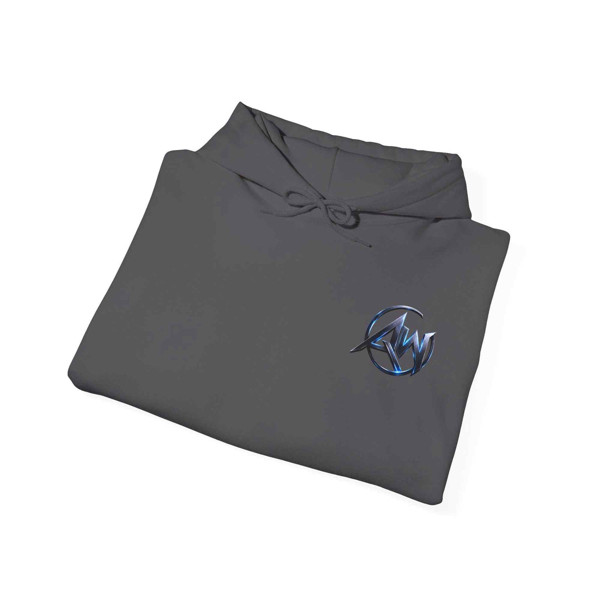 Black Wolf Hoodie "Leave Your Mark" Cyber Crest AW Signature Emblem Pullover drawstring Sweater - Americanwolf87