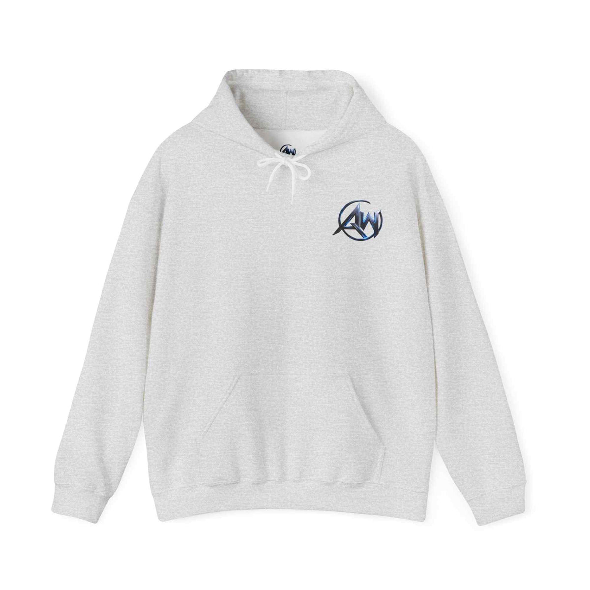 Black Wolf Hoodie "Leave Your Mark" Cyber Crest AW Signature Emblem Pullover drawstring Sweater - Americanwolf87